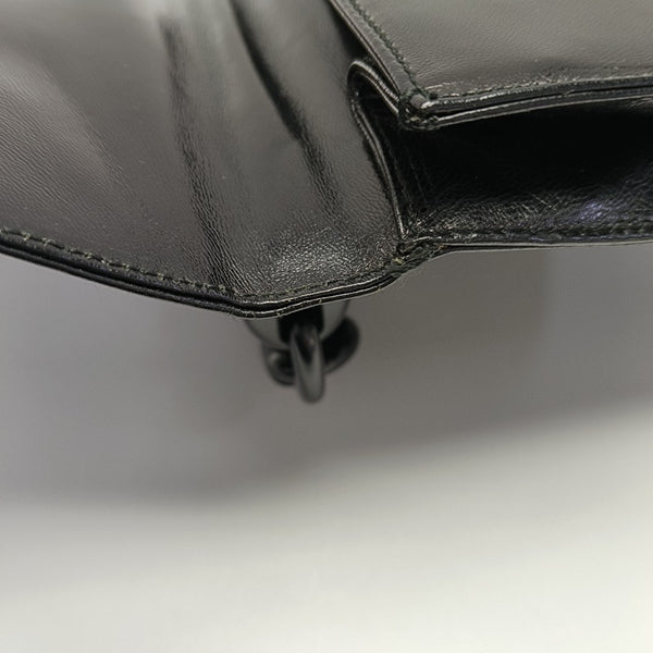 Calfskin Shoulder Bag Black
