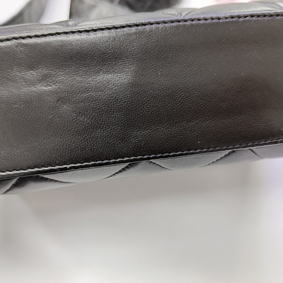 Quilted Lambskin Black