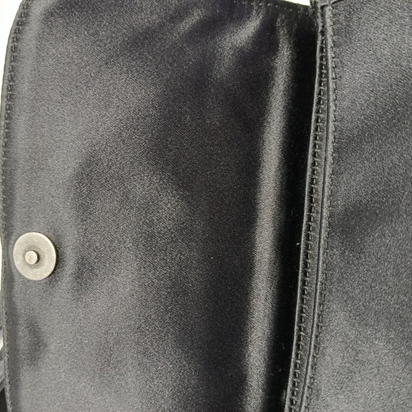 Silk Satin Black