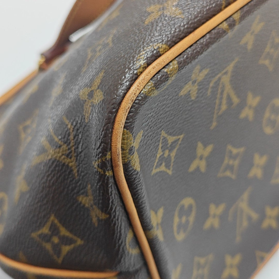PALERMO PM Monogram Coated Canvas Brown