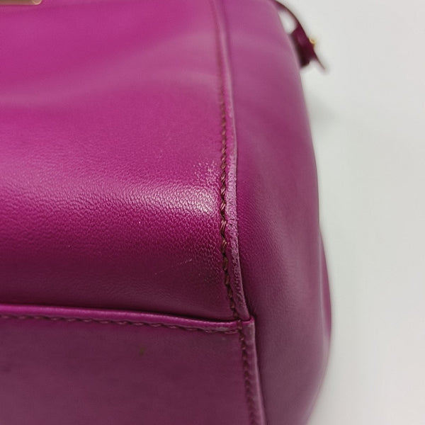 Peekaboo Mini Lambskin Red