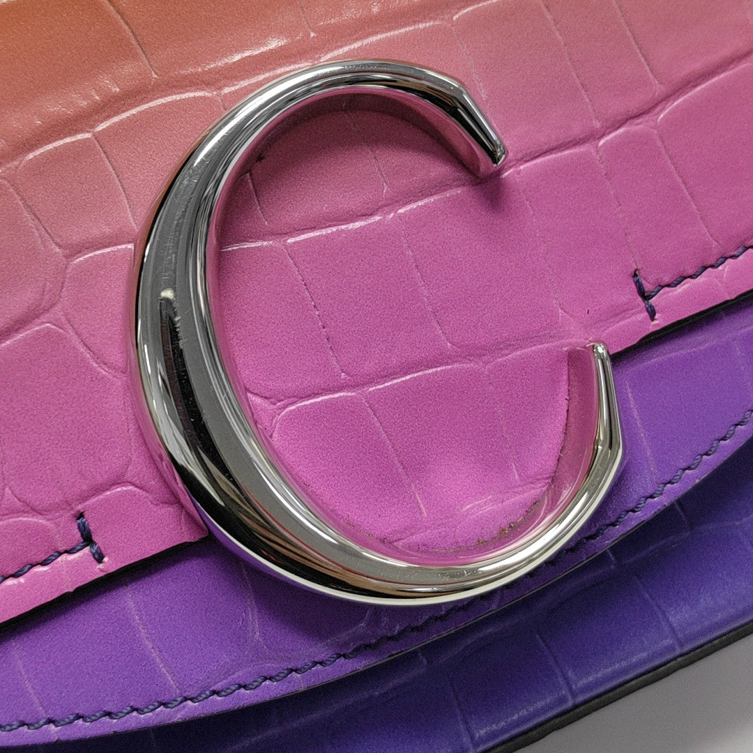 Chloé C Mini Calfskin Multicolor