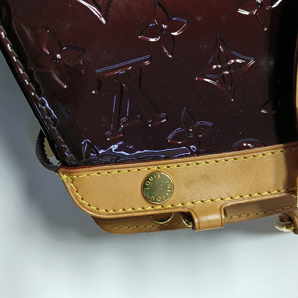 BREA MM Monogram Patent Leather Red