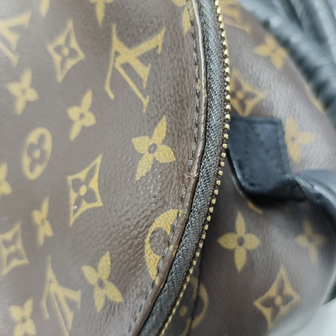 PALM SPRINGS PM Monogram Coated Canvas Brown