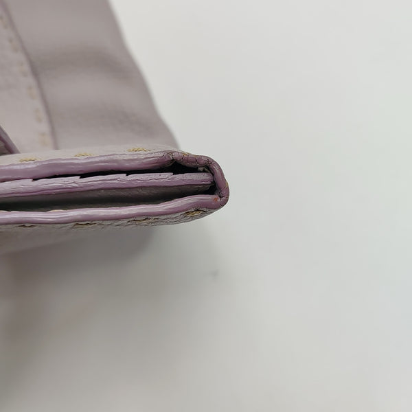 Calfskin Wallet Purple