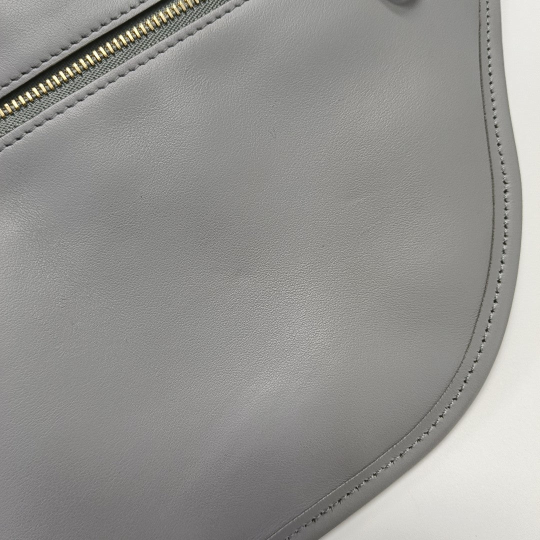 Calfskin Belt Bag Gray