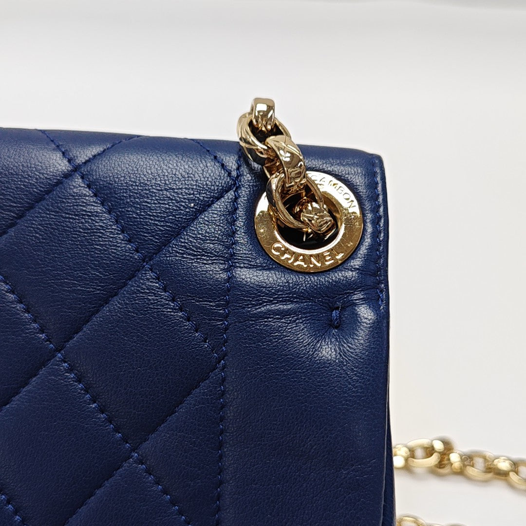 Quilted Lambskin Blue