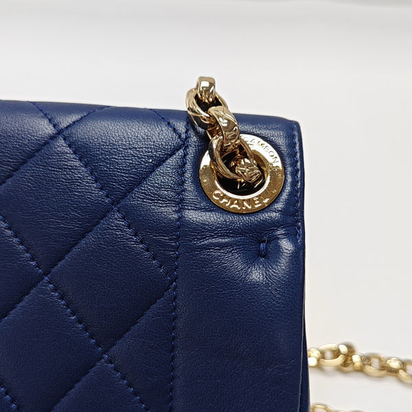 Quilted Lambskin Blue