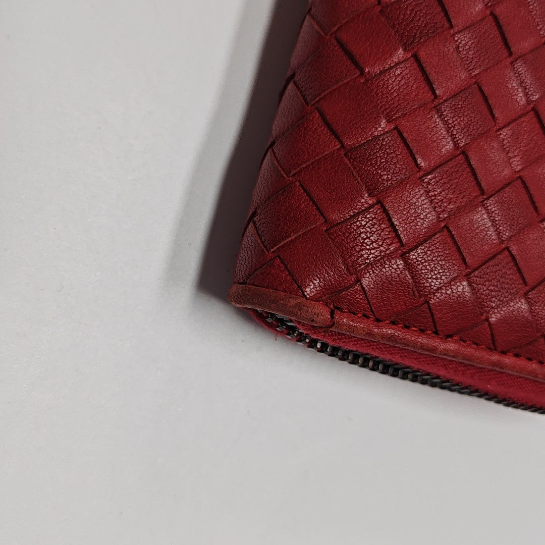 Calfskin Wallet Red