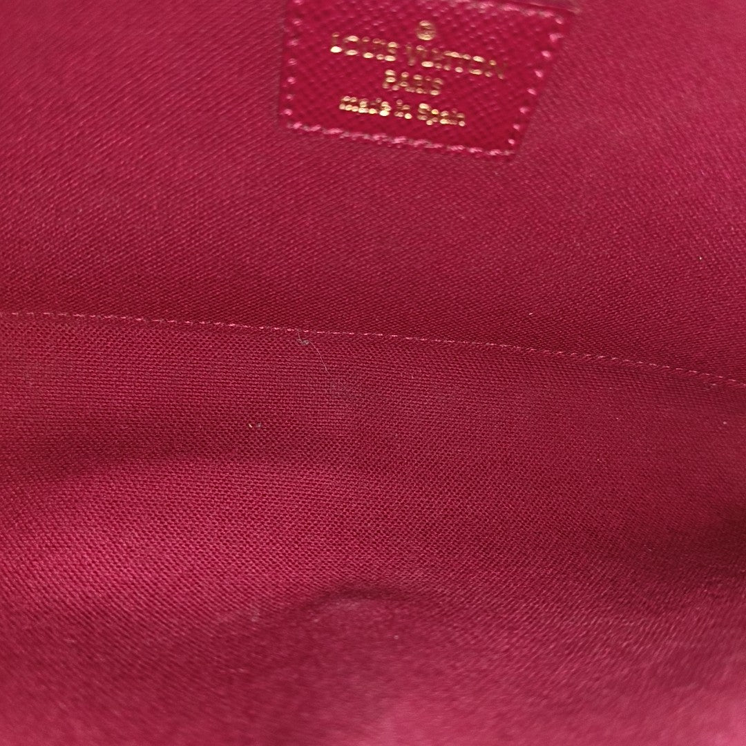 FÉLICIE Monogram Coated Canvas Brown