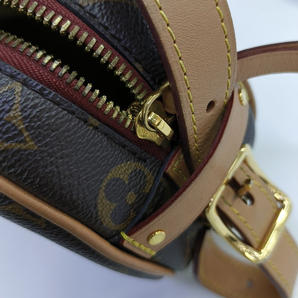 BOITE CHAPEAU PM Monogram Coated Canvas Brown