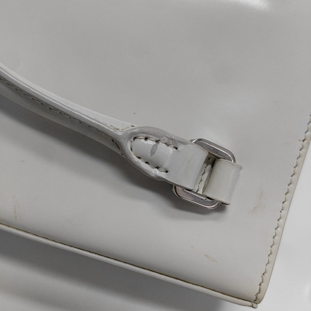 Calfskin Tote Bag Small White