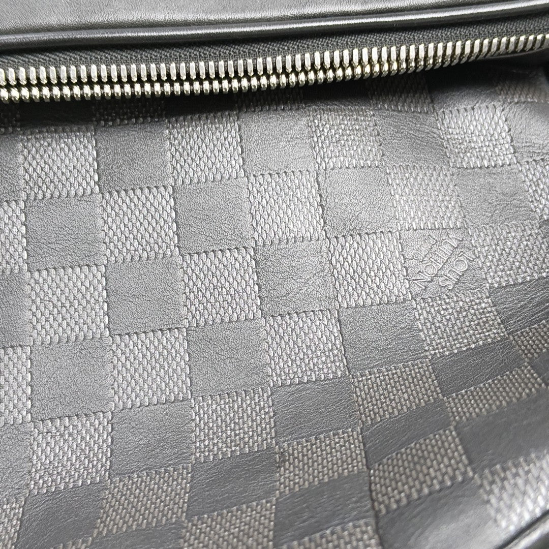 CAMPUS Damier Graphite Calfskin Black