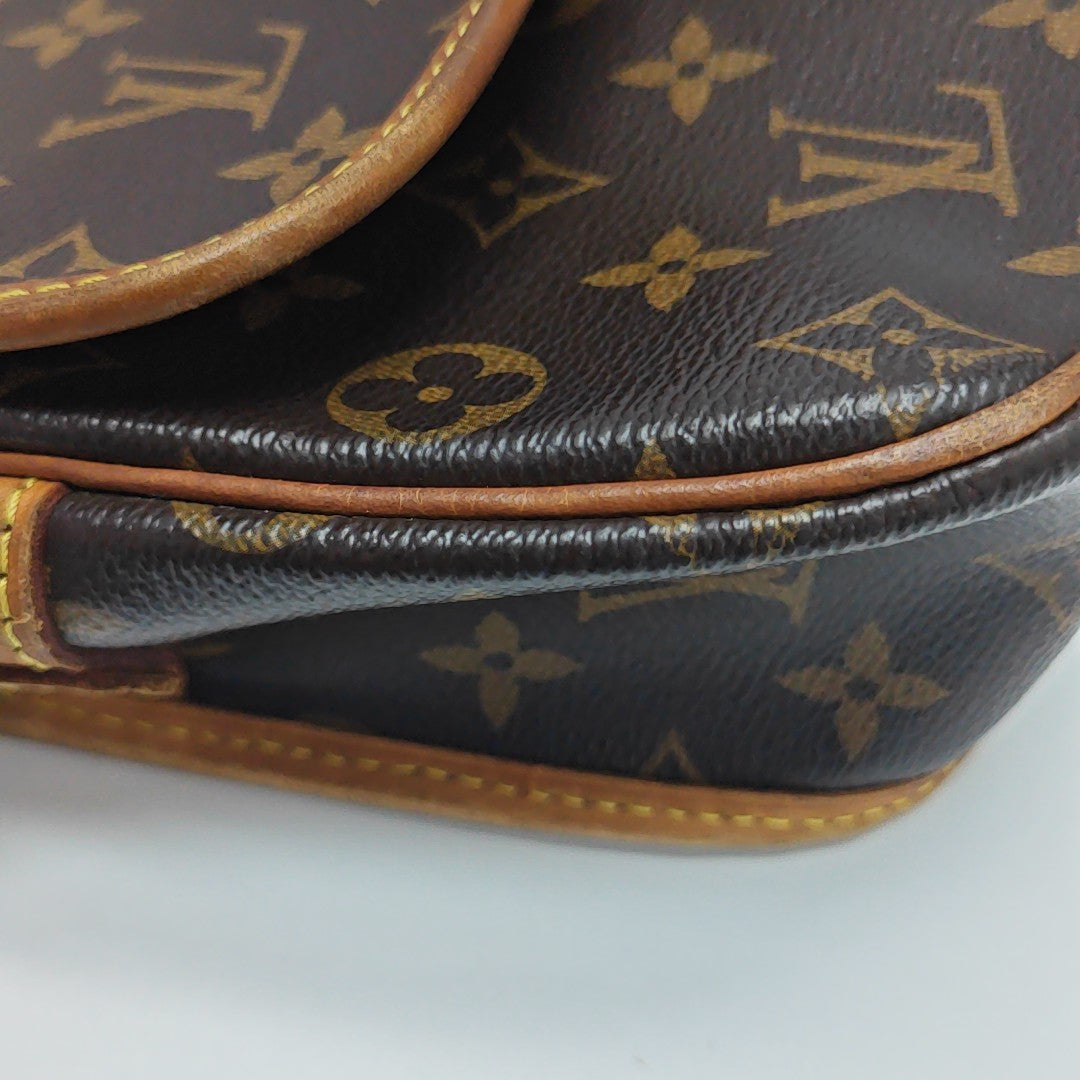 SOLOGNE PM Monogram Coated Canvas Brown