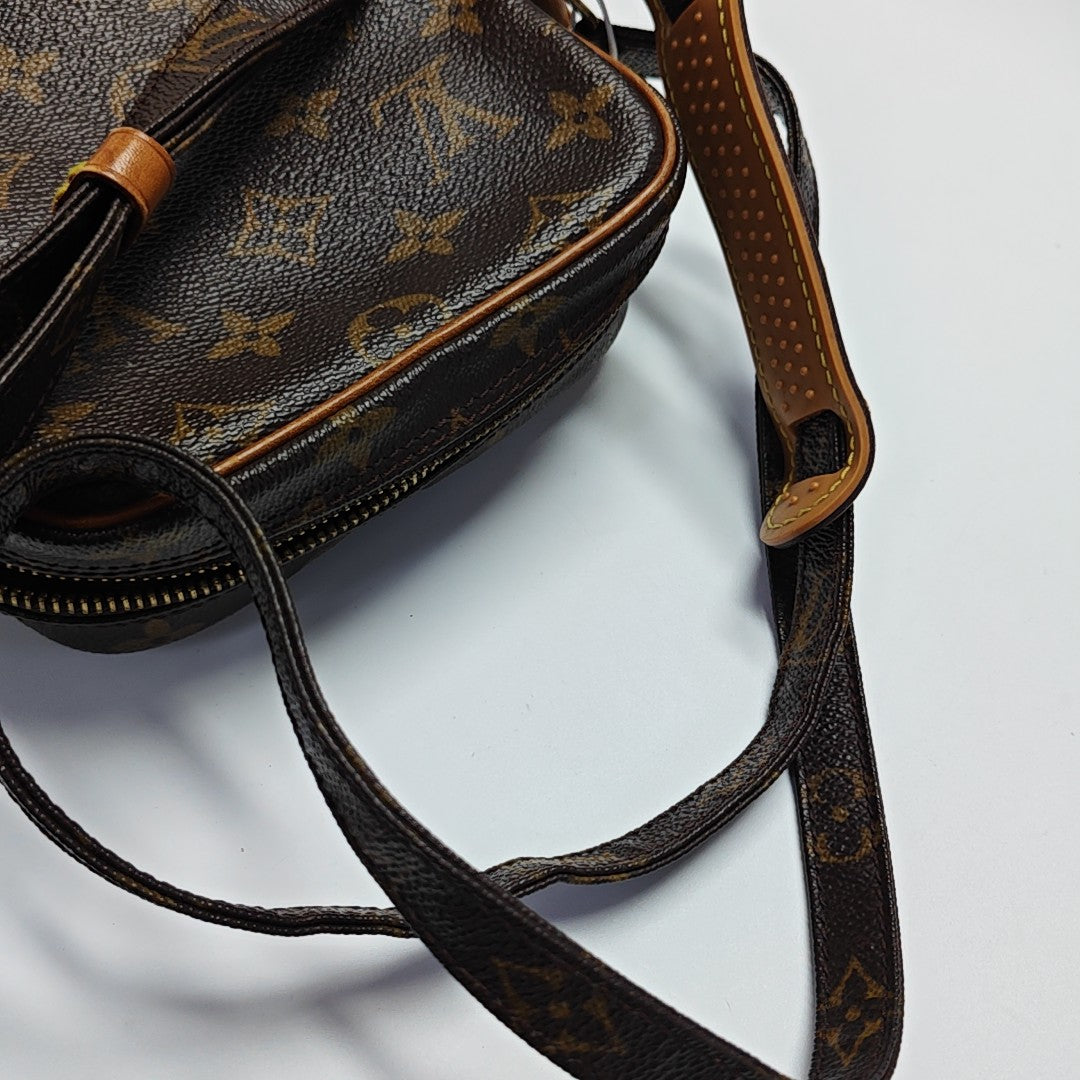 AMAZON Monogram Coated Canvas Brown