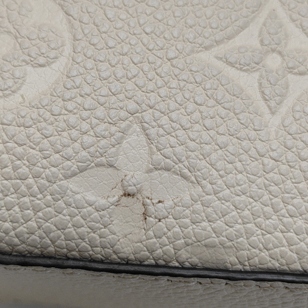 NANO MADELEINE Nano Monogram Calfskin Beige