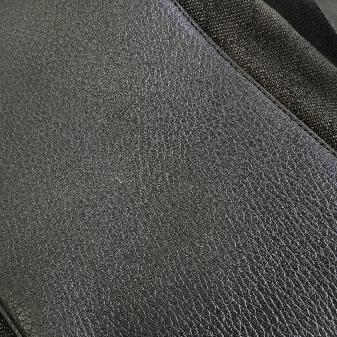 Monogram Canvas Backpack Black