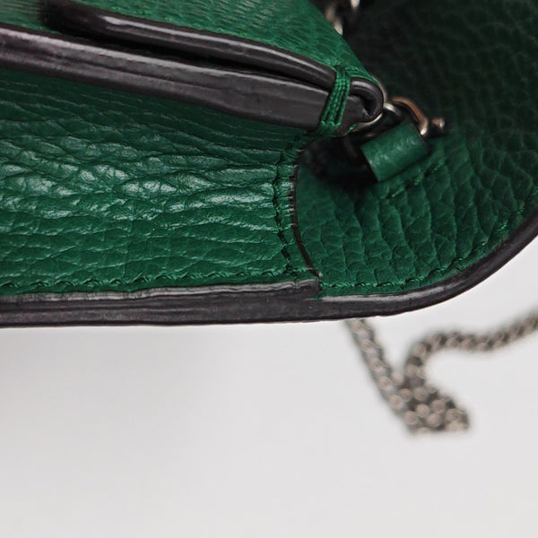 Dionysus Super Mini Calfskin Green