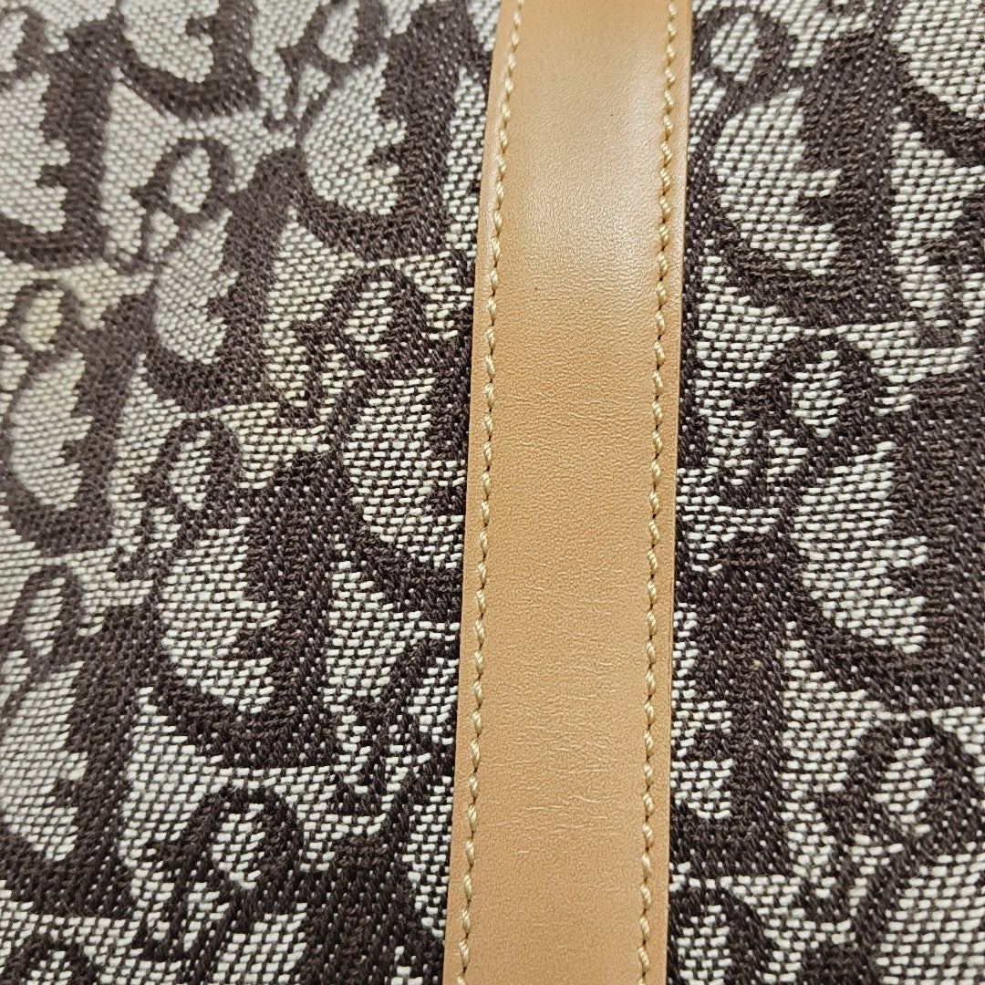 Vintage Tote Oblique Canvas Brown