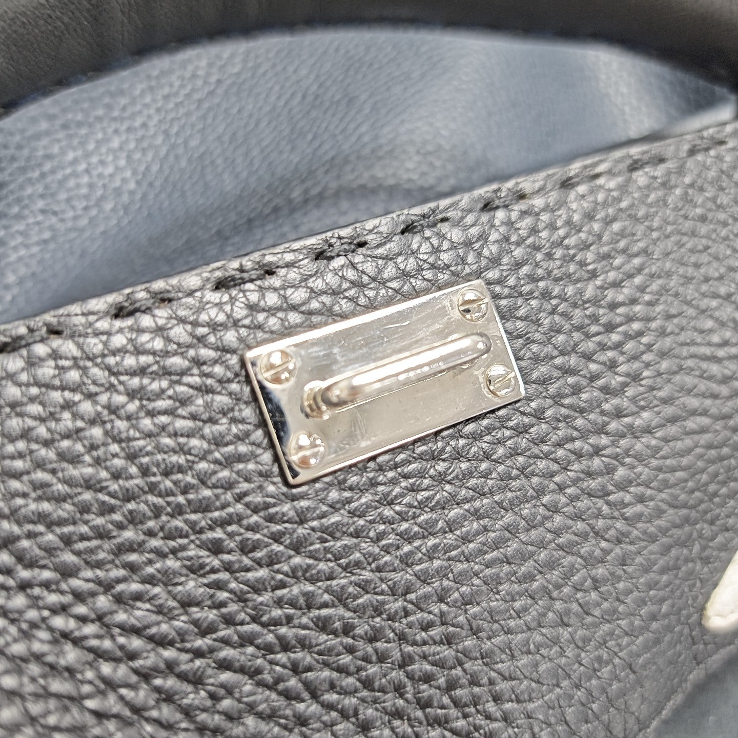 Peekaboo Large Calfskin Blue