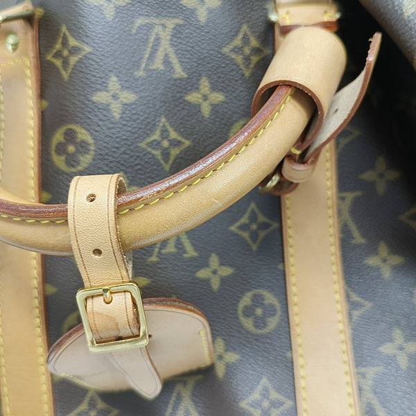 SAC SOUPLE 55 Monogram Coated Canvas Brown