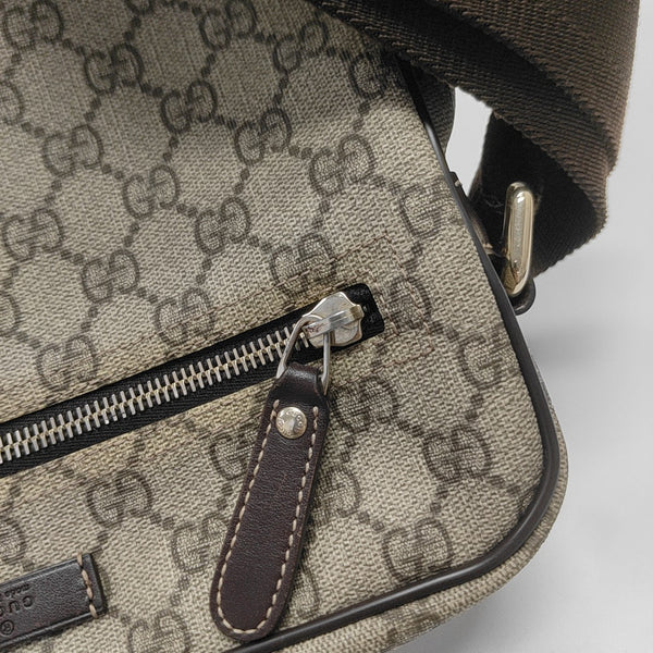GG Supreme Monogram Coated Canvas Beige