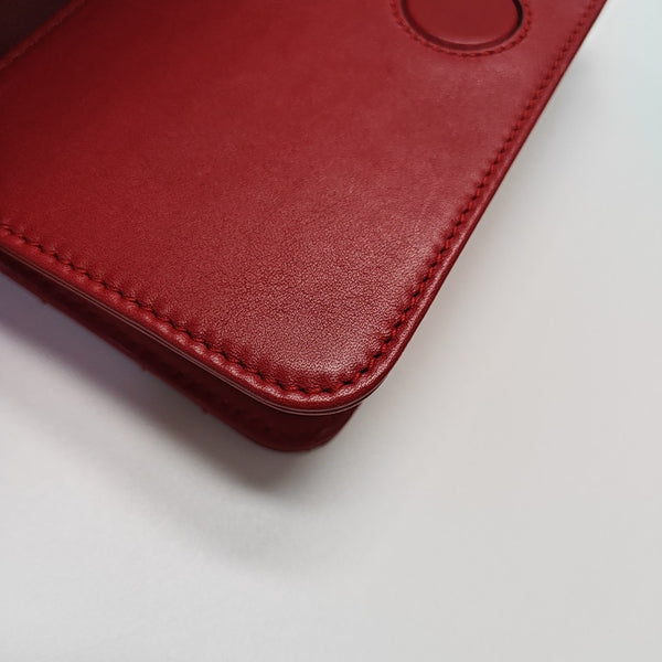 GG Marmont Super Mini Quilted Calfskin Red