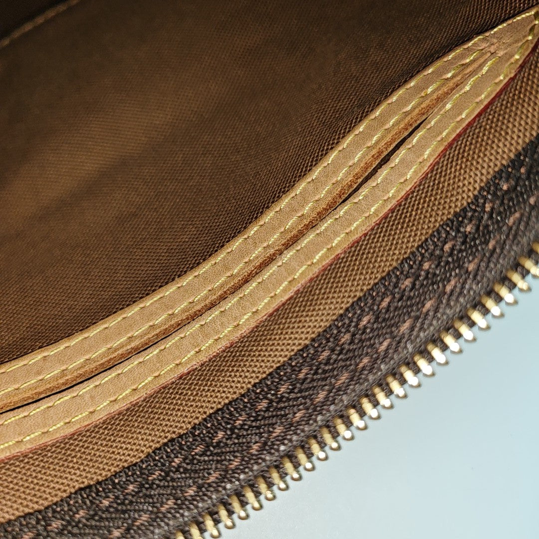 SPEEDY 30 Monogram Coated Canvas Brown