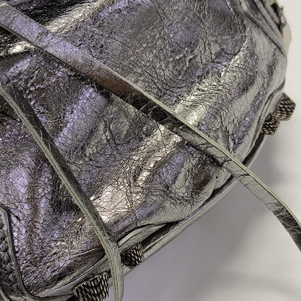 Le Cagole Calfskin Silver