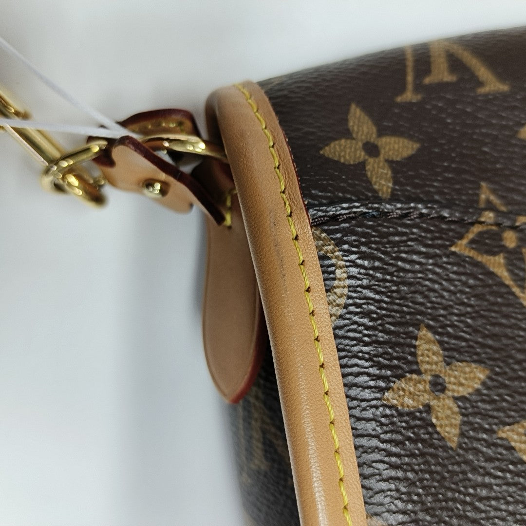 DIANE Monogram Coated Canvas Brown