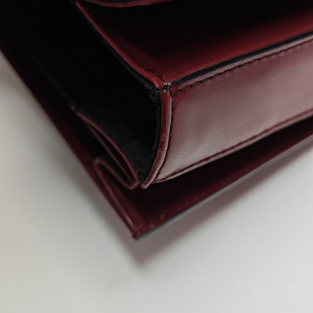 Calfskin Shoulder Bag Red