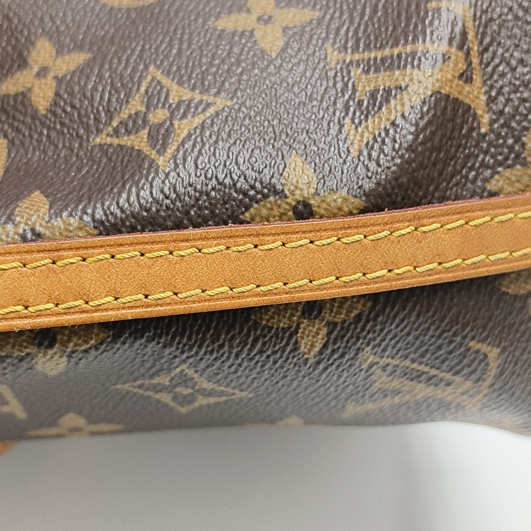 NÉONOÉ Nano Monogram Coated Canvas Brown