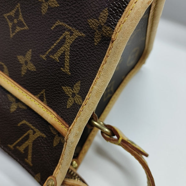 POPINCOURT Monogram Coated Canvas Brown
