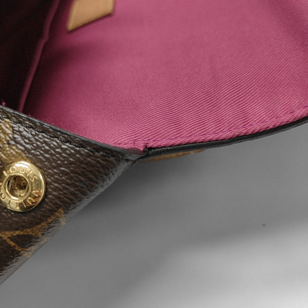 CLUNY PM Monogram Coated Canvas Brown