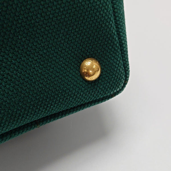 Denim Quilted Canvas Green