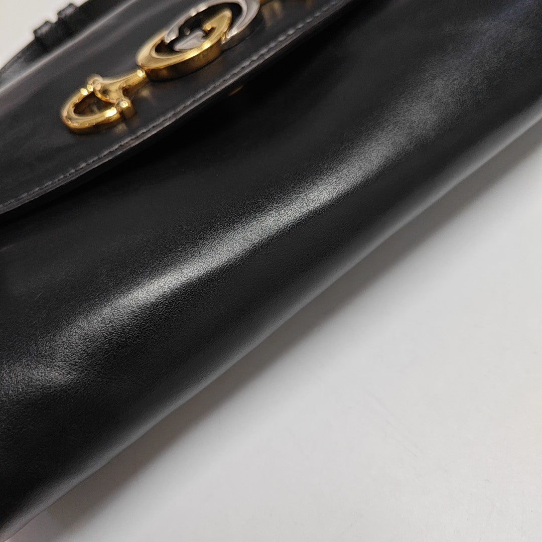 Zumi Small Calfskin Black