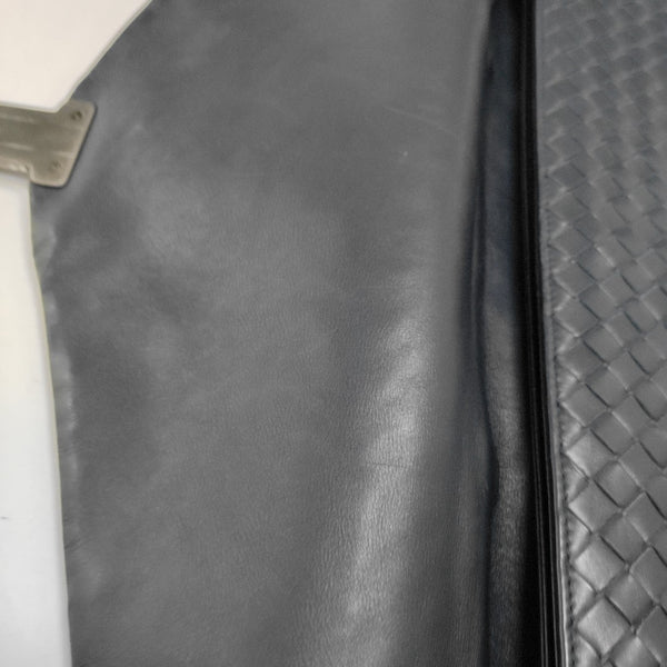 Calfskin Top Handle Bag Blue