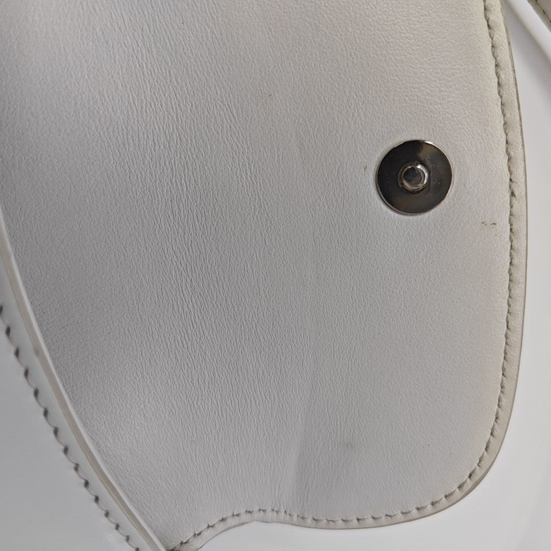 Cleo Mini Calfskin White