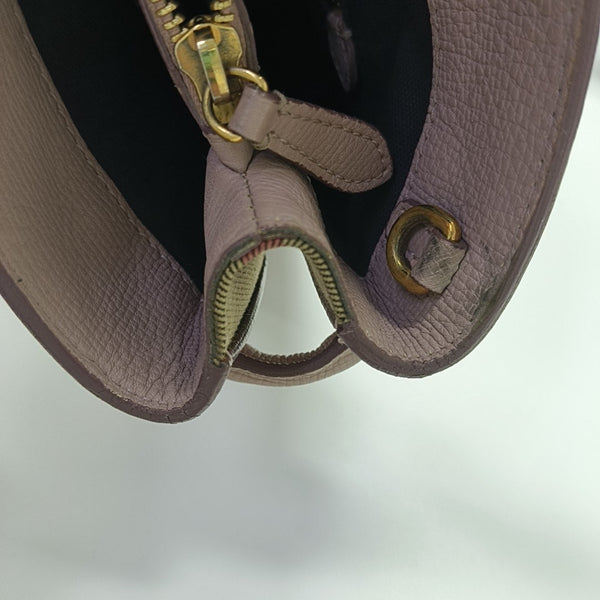The Banner Medium Calfskin Pink