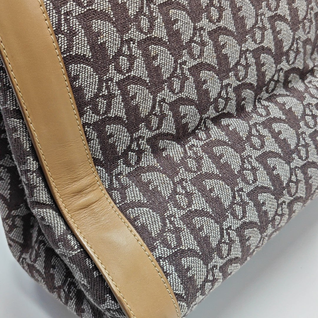 Oblique Canvas Tote Bag Multicolor