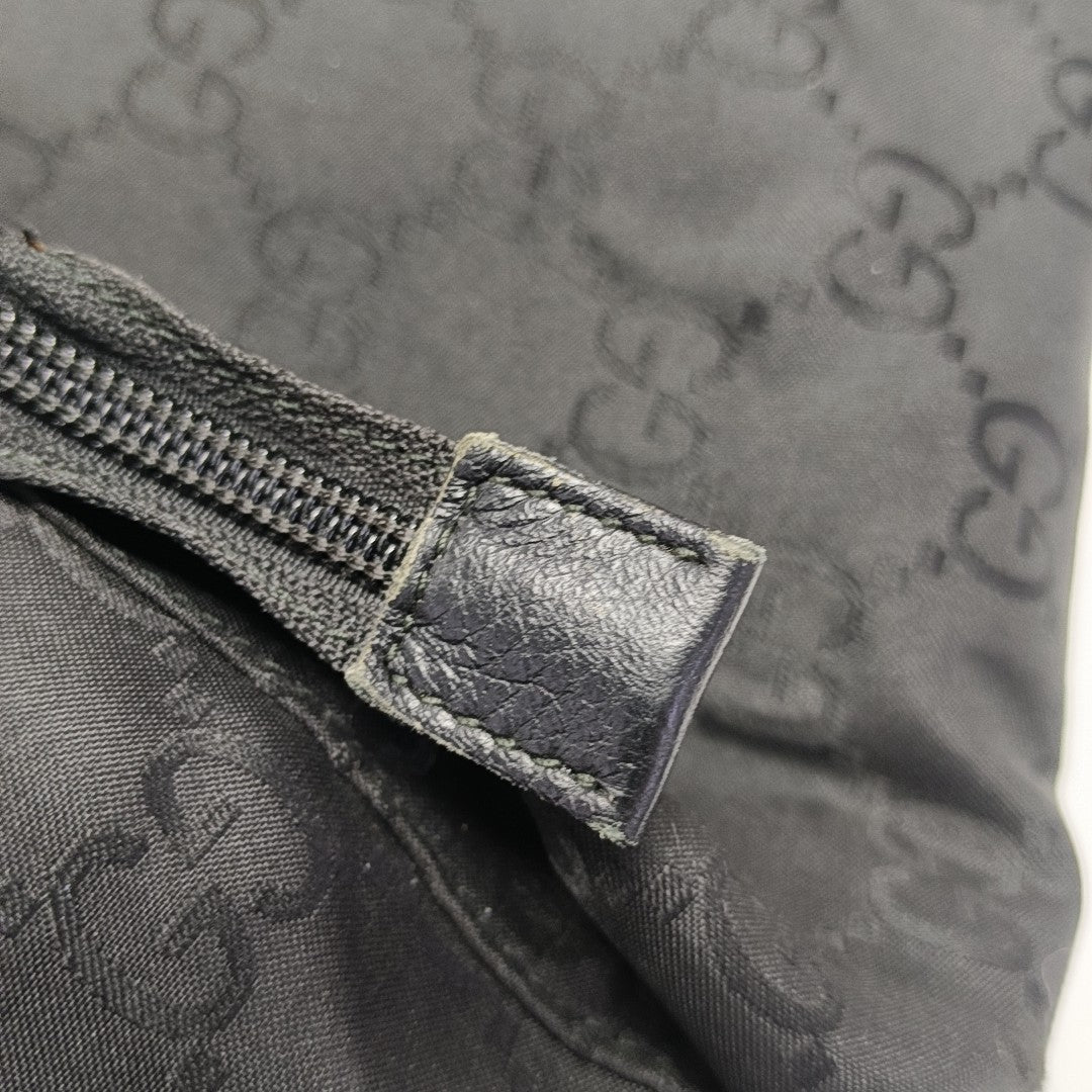 Monogram Canvas Backpack Black