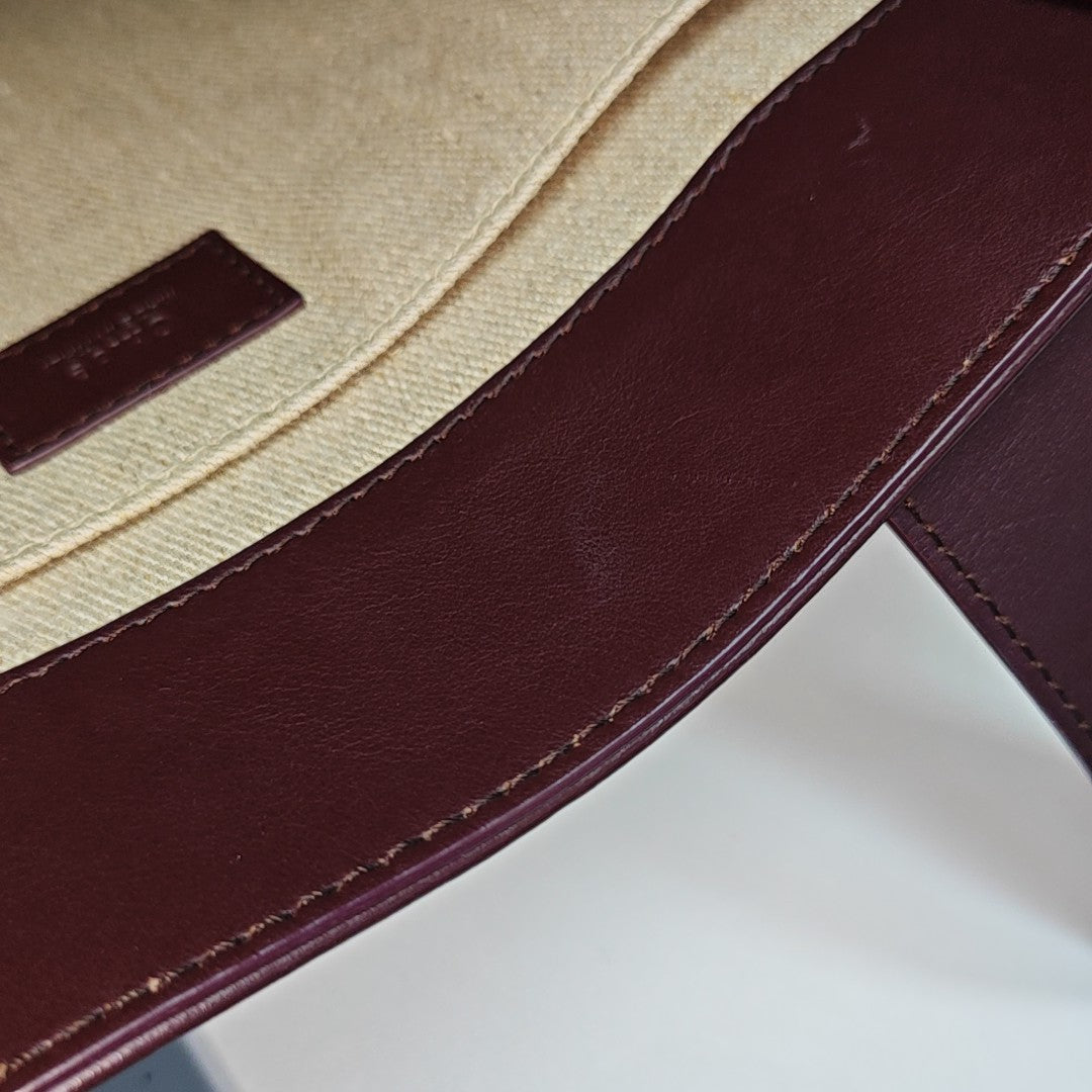 Woody Large Calfskin Red