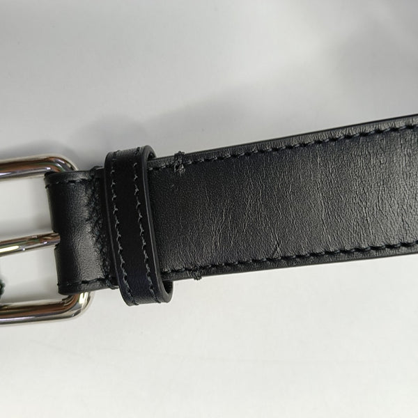 2 Pockets Leather Black