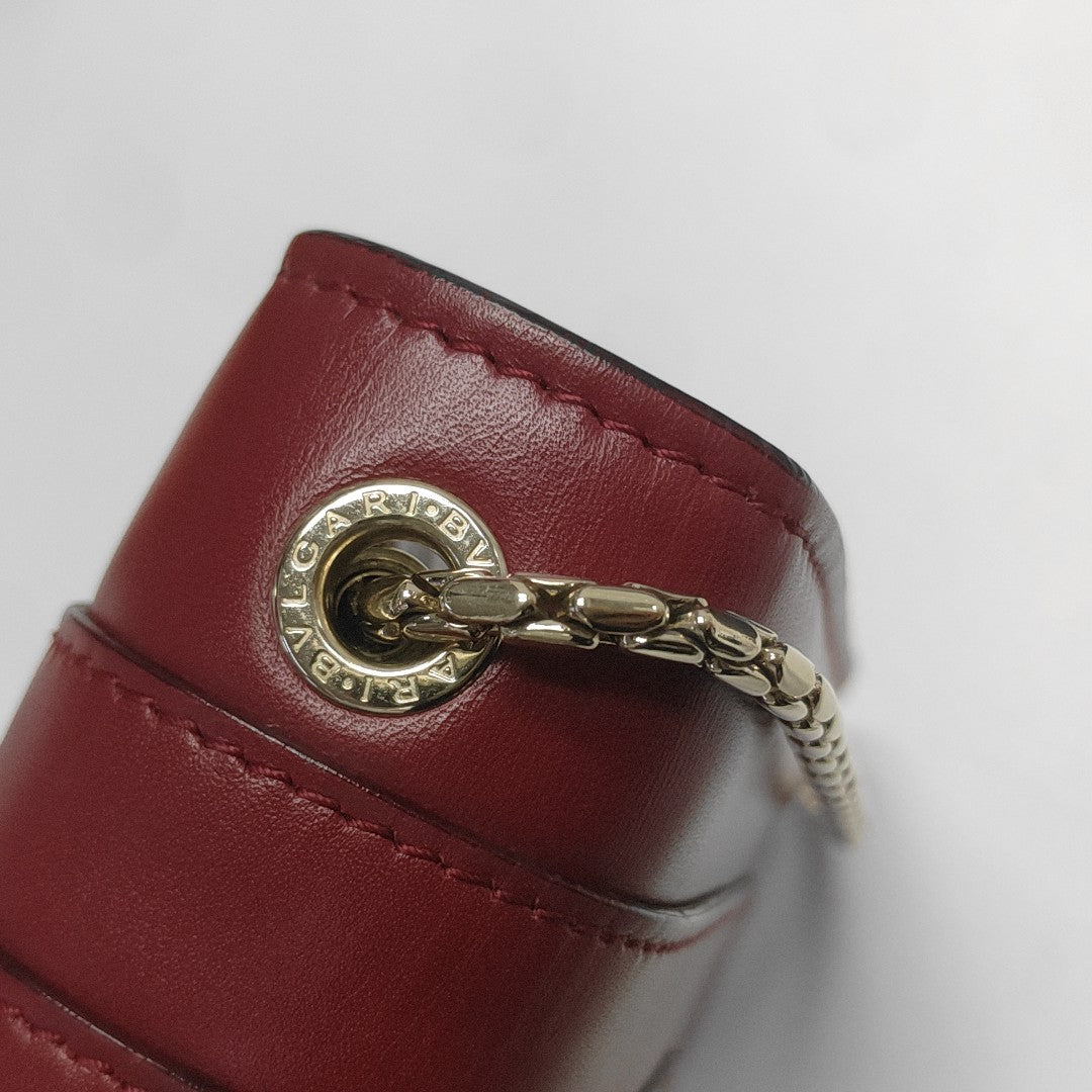 SERPENTI FOREVER Small Calfskin Red