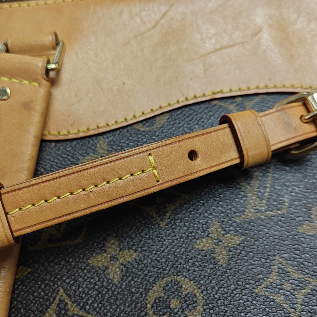 ESTRELA Monogram Coated Canvas Brown