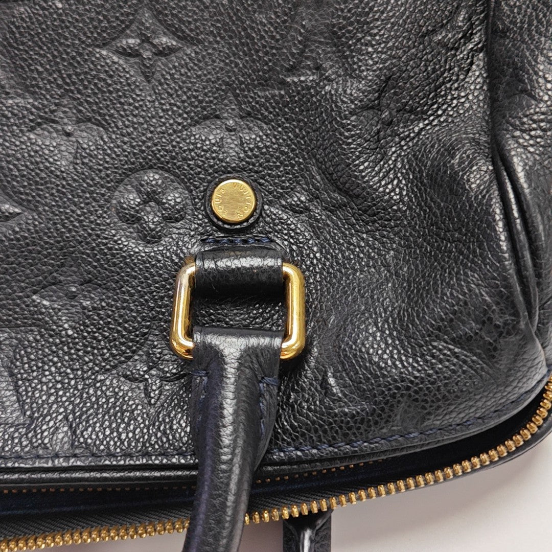 SPEEDY 25 Monogram Calfskin Black