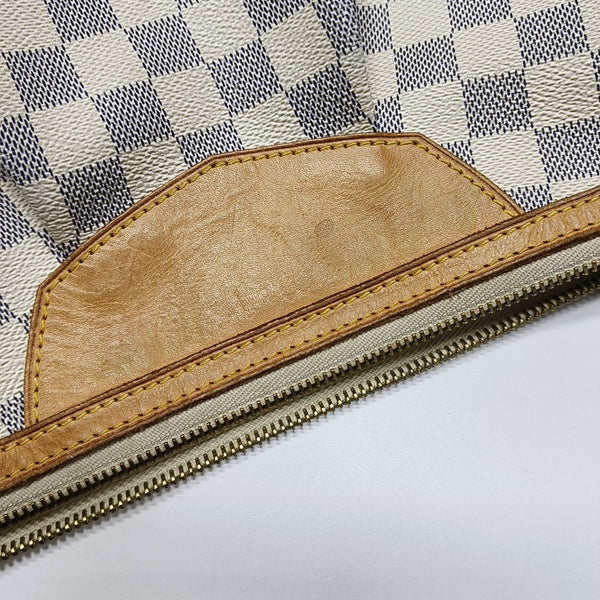 SIRACUSA PM Damier Azur Coated Canvas White