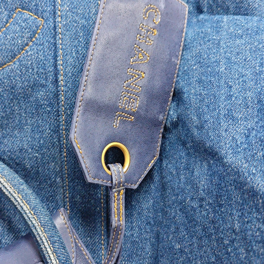 Denim Shoulder Bag Blue