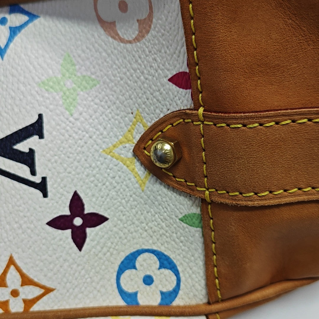 LV × TM GRETA Monogram Coated Canvas White