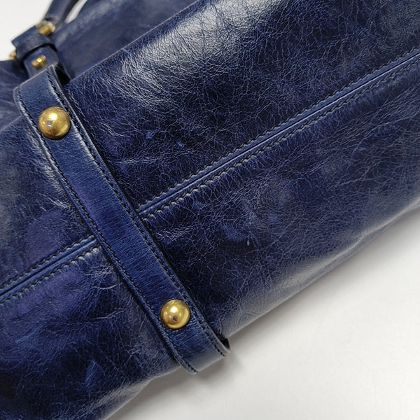 Bow Calfskin Blue